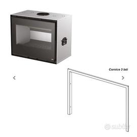 inserto a legna nuovo marca MCZ modello Qubo 60