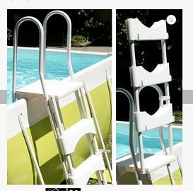 SCALETTA PISCINA LAGHETTO FUORI TERRA