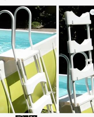SCALETTA PISCINA LAGHETTO FUORI TERRA
