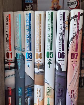 Manga Fullmetal Alchemist 1-7 deluxe edition