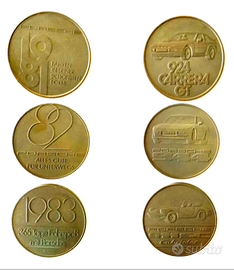 PORSCHE MEDAGLIE CALENDARIO