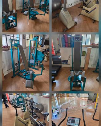 stock attrezzature x palestra per cessa
