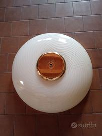 Plafoniera in vetro anni70