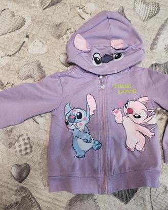 Felpe bambina Stitch, Minnie, Unicorno 
