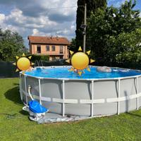 Piscina INTEX fuori terra 610X132 più pompa