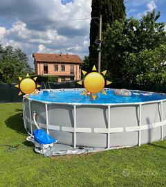 Piscina INTEX fuori terra 610X132 più pompa