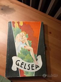 antica scatola in cartone