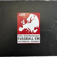 Silber-Gedenkprägungen FUßBALL-EM ÖSTERREICH-SCHWE