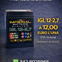 Batterie a gel PROMOZIONE