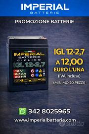 Batterie a gel PROMOZIONE