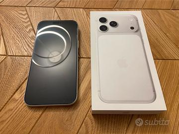 Iphone 17 pro max silver NUOVO