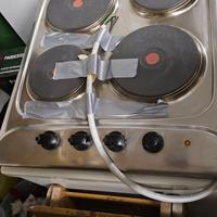 Piastra elettrica 4 fuochi da cucina