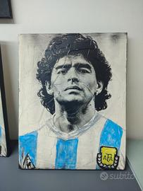 quadro Maradona unico