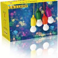 Set da 4 Lampadine led a batteria