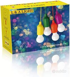 Set da 4 Lampadine led a batteria