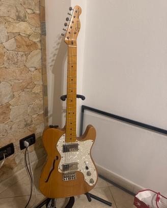 Squier Thinline + Pedaliera Strymon TS9