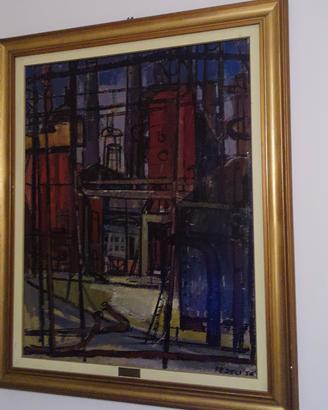 Quadro firmato Francesco Fedeli 1956 . 