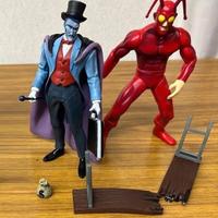 2 Action Figure Tiger Mask MR X Death Mask Kaiyodo