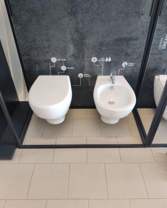 Coppia di sanitari sospesi Galassia serie Eden