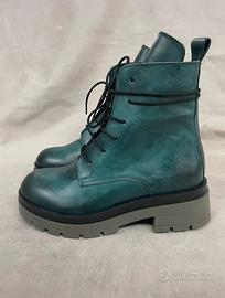 Anfibi donna Tg 38 colore verde