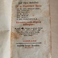 Il Primo Libro Dell'Opere Burlesche 1726