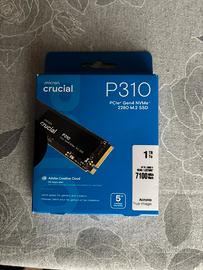 Crucial P310 SSD 1TB NVMe PCIe Gen4 –7100MB/s