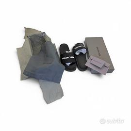 Ciabatte Balenciaga nere taglia 44 complete