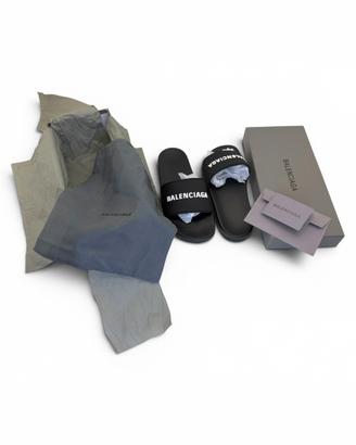 Ciabatte Balenciaga nere taglia 44 complete