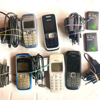 10 Nokia smarphone cellulari con carica batteria