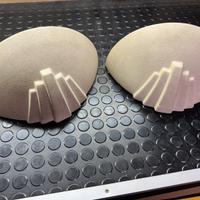 Coppia di Applique di gesso