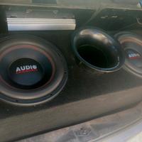 Subwoofer audiosystem+amplificatore