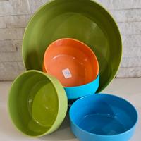 Set ciotole in plastica dura! Made in Italy 