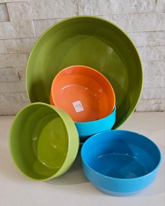 Set ciotole in plastica dura! Made in Italy 