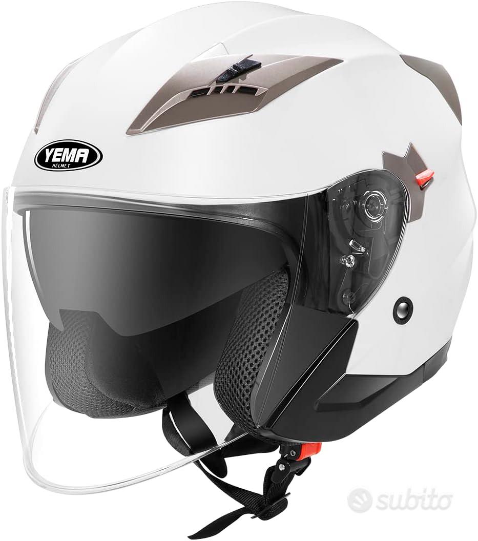 Casco Jet Moto Aperto Scooter YEMA YM 627 Caschi Accessori Moto In vendita a Napoli