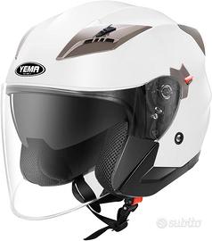 Casco Jet Moto Aperto Scooter - YEMA YM-627 Caschi