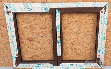 Serramento pvc noce 