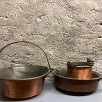 Rame paiolo e pentole