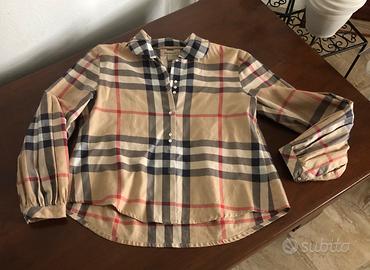 Camicia 10 anni Burberry pari nuova