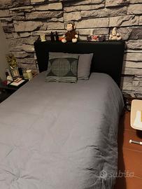 Letto piazza e mezza con cassone