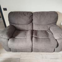 Divano 2 posti con 2 recliner + poltrona singola