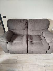 Divano 2 posti con 2 recliner + poltrona singola