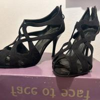 Sandali intreccio neri