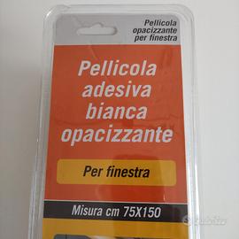 Pellicola adesiva bianca opacizzante 75x150