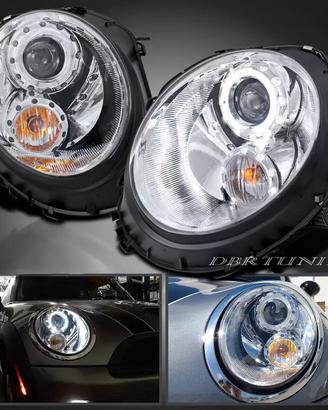 Coppia fari MINI COOPER 06-14 cromo