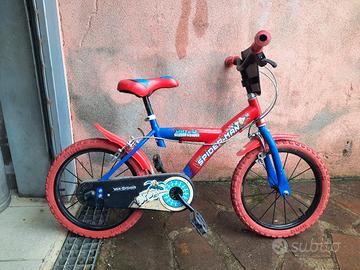 Bicicletta spiderman 