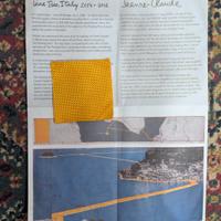 Floating piers - stoffa + depliant 