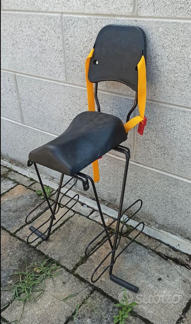 Auvstar Cuscino Sedile Posteriore Bici Per Bambini, Con Braccioli Regolabili E Poggiapiedi, Sicuro E Comodo