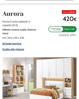 Ponte cameretta nuovissimo