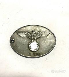 piastrina di riconoscimento della Gestapo