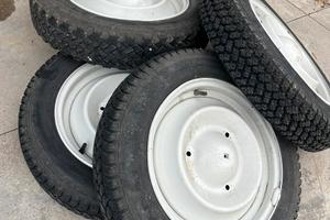 Gomme e cerchi  per citroen 2cv , diane 6 e mehari